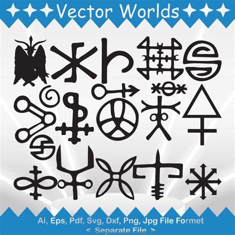 Satanic Symbol Svg Vector Design Masterbundles