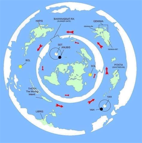 Flat Earth Hidden Lands” Map Which Shows What The World May Look Like