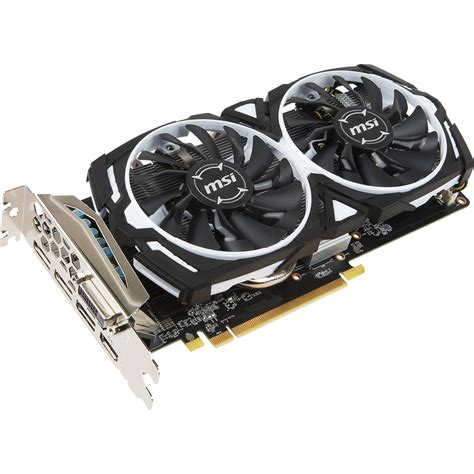 4GB MSI Radeon RX 570 Armor 4G OC Aktiv PCIe 3 0 X16 Retail