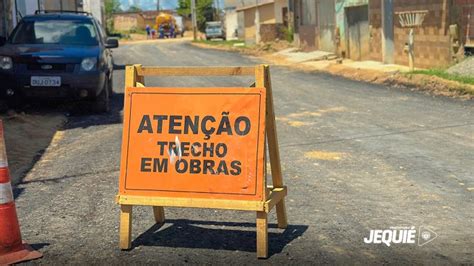 Prefeitura de Jequié segue avançando obras de pavimentação e