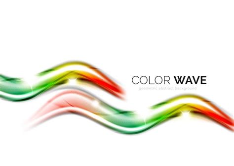 Premium Vector Abstract Color Wave Design Element