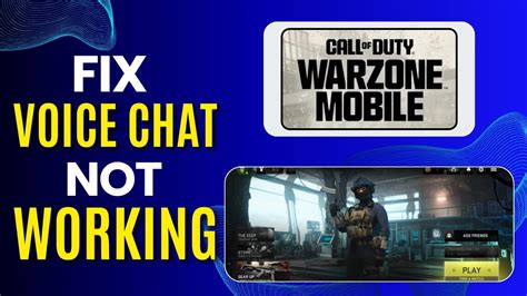 How To Fix Voice Chat Not Working In Warzone Mobile Youtube