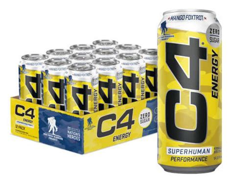 GetUSCart- C4 Energy Carbonated Zero Sugar Energy Drink, Pre Workout ...