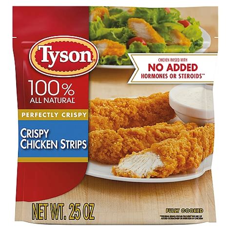 Tyson Fully Cooked Crispy Chicken Strips 25 Oz Frozen The Fresh