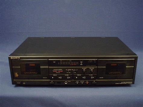 Sony Tc Wr570 Dual Cassette Tape Player Recorder Deck 48860486