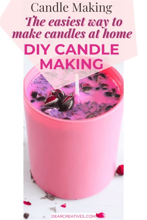 DIY Candle Making + DIY Candle Making Kit Dear Creatives