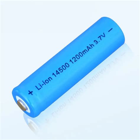 14500 Aa 3 6v 3 7v 1200mah Protected Li Ion Rechargeable Battery From J