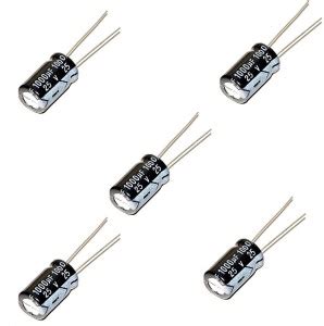 Zyme 1000uF 25V Radial Lead Electrolytic Capacitors PACK OF 10