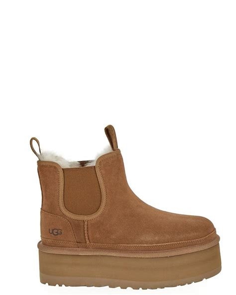 Ugg Neumel Platform Chelsea In Brown Lyst