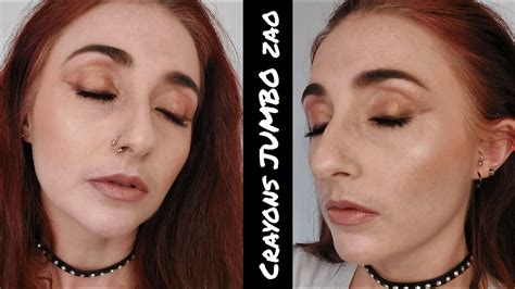 Maquillage Des Yeux Avec Les Crayons Jumbo Zao Maquillage