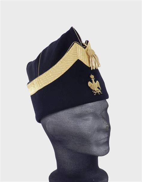 Napoleonic Forage Cap For Officer With One Rank Of Braid And