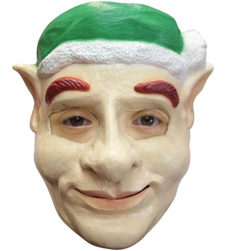 M Scara De Duende Santa Xmas Elf Disfraz Navidad Pastorela Meses Sin