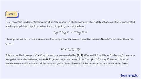 Solved In Exercises Through Classify The Given Group According To