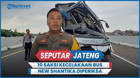 Kecelakaan Bus New Shantika Terjun Dari Tol Pemalang Polisi Periksa 10