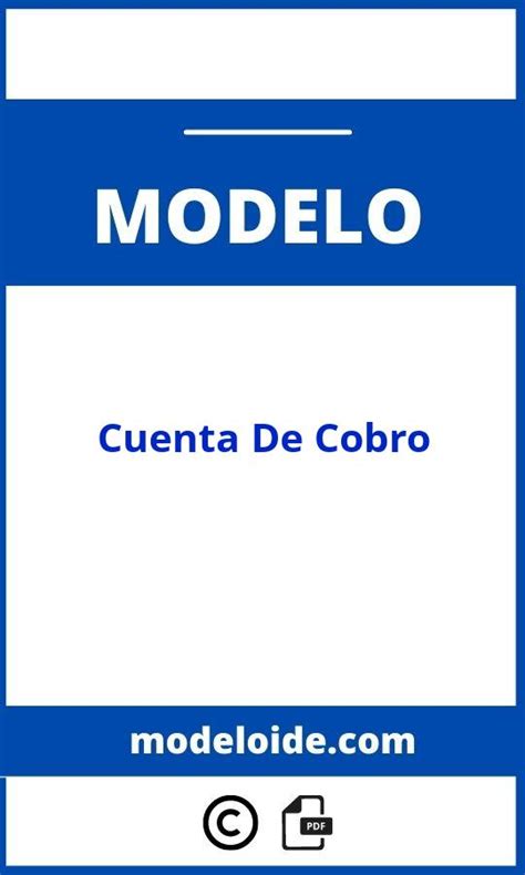 Modelo De Cuenta De Cobro En Word Descarga Gratis The Best Porn Website