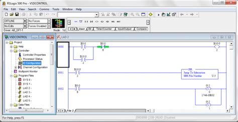 Programming The Plc Using Rslogix 500 2 7 Human Machine Interface Download Scientific Diagram