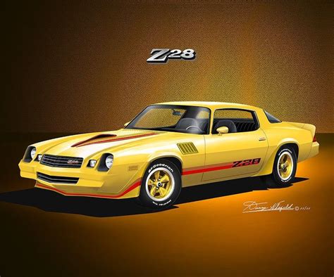 1978 1979 Chevrolet Camaro Art Prints By Danny Whitfield Comes In 8