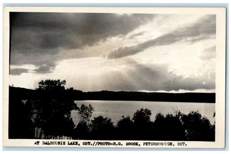 1952 View Of Dalhousie Lake Ontario Canada Rppc Photo Rg Brook Photo