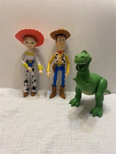 TOY STORY DISNEY Pixar 9 Woody Jessie Rex Figures By Mattel 2017