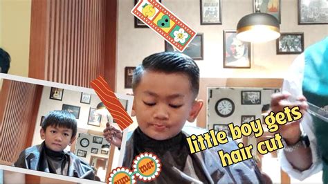 First Haircut For Kids Asmr Barber Kids Haircut Youtube