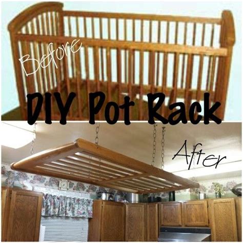 17 Best images about diy hanging pot rack on Pinterest | The cottage ...