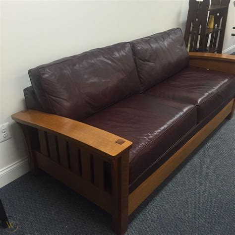 Stickley Orchard Street Sofa Mission Oak 1810642375