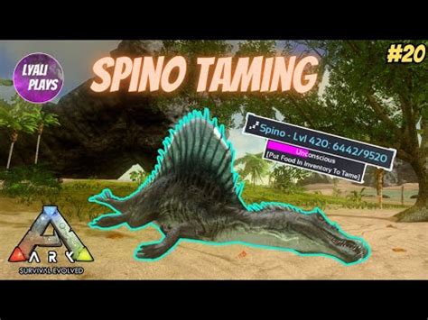 I Tamed A High Level Spinosaurus Ark Mobile Brutal Youtube