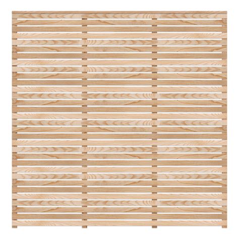 Douglas Fir Narrow Slatted Fence Panel Contemporary Fencing