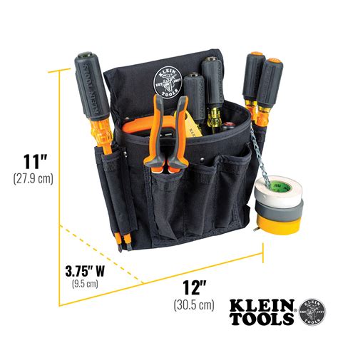 Powerline Series Electrician Tool Pouch Pocket Klein Tools