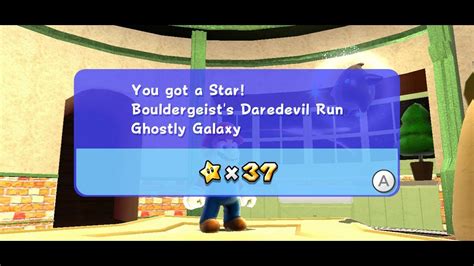 Bouldergeists Daredevil Run Star Ghostly Galaxy Super Mario Galaxy