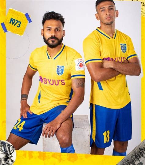 New Kerala Blasters Jersey Kbfc Home Away Kit Isl