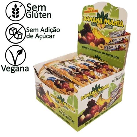 Bananinha Frutas Secas Zero A Car Sem Gl Ten Vegana X G Banana