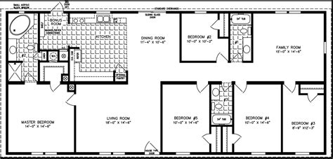 Mobile Home Floor Plans 5 Bedroom | Mobile Homes Ideas