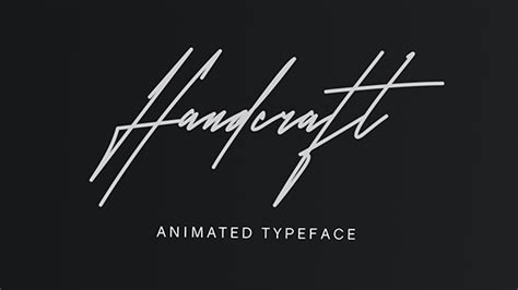 Handcraft Animated Handwriting After Effects Project Files Videohive