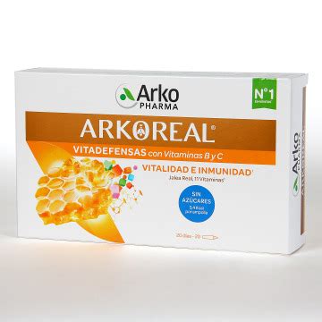 Arko Real Jalea Real Vitaminada SIN Azúcares 20 ampollas Farmacia Jiménez