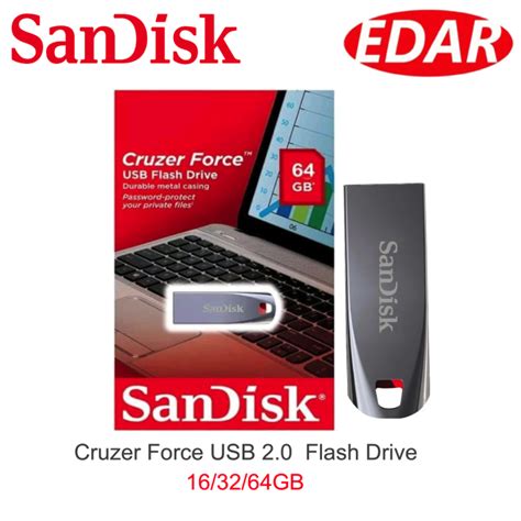 Sandisk Cruzer Force Usb Flash Drive Cz Gb Lazada