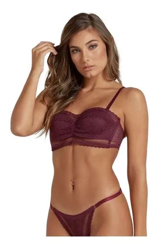 Corpiño Strapless Taza Soft Encaje Con Aro Selu 4354s Envío gratis