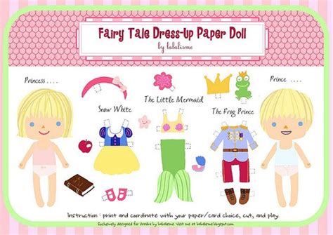 Free Printable Fairy Tale Paper Dolls - Living Locurto