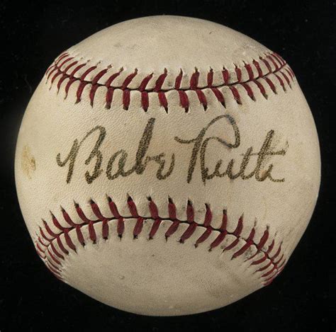 How Much Is A Babe Ruth Baseball Worth Gloryguy