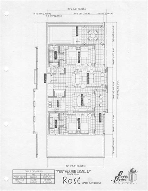 Pueblo Bonito Rose Floor Plans - floorplans.click