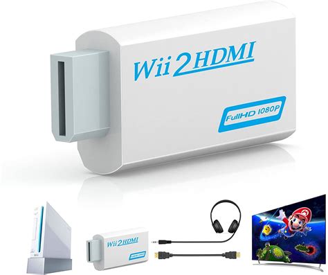 Wii To Hdmi Converter Output Video Audio Adapter Hdmi Converter