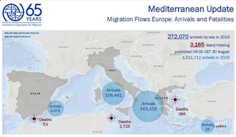 FLUSSI MIGRATORI LE MAPPE E I DATI IOM Centro Salute Globale Della