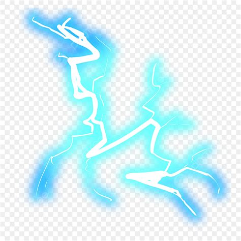 Blue Lightning PNG Picture, Cartoon Blue Lightning, Lightning Clipart ...