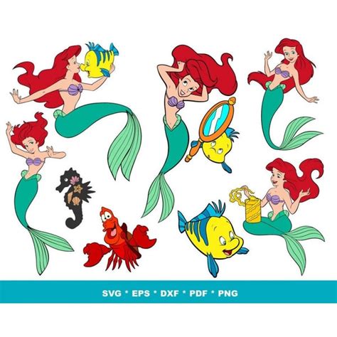 Little Mermaid Svg Mermaid Tail Svg Mermaid Symbol Mermai Inspire Uplift