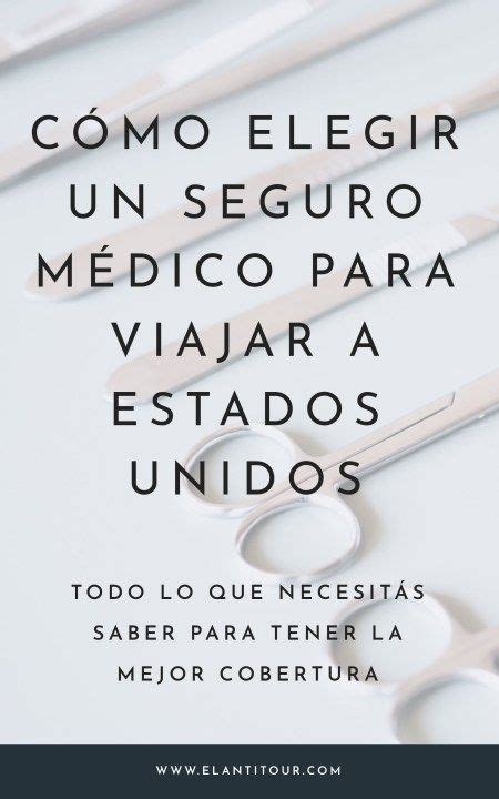 Es Obligatorio El Seguro M Dico Para Viajar A Estados Unidos Viajar