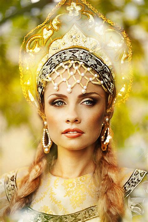 Russian fairy tale | Russian beauty, Headpiece, Beauty