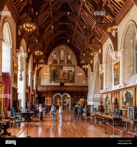 Arundel Castle Interior, Barons Hall Stock Photo - Alamy