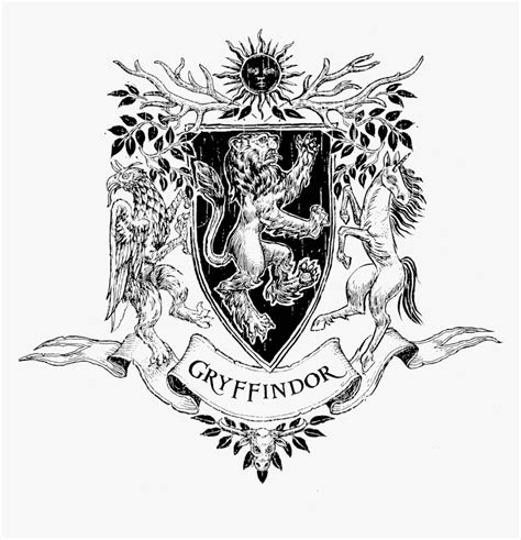 Transparent Gryffindor Crest Png, Png Download - kindpng