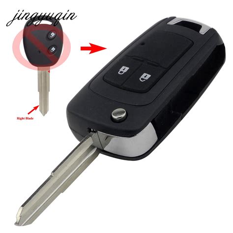 Jingyuqin Modified Flip Key Shell For Chevrolet Aveo Epica Lova Spark 2