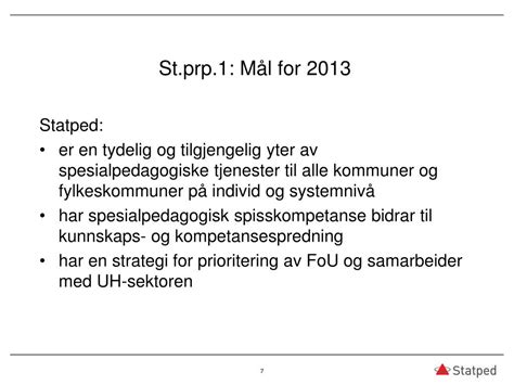 PPT Statped en tydelig aktør i samhandlingen med kommuner og PPT